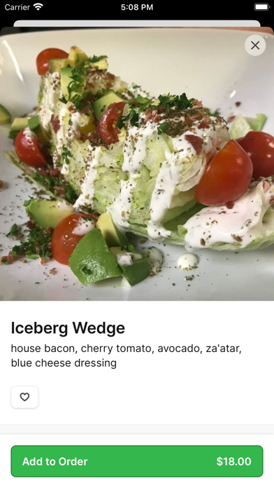 Ocado Restaurant Screenshot