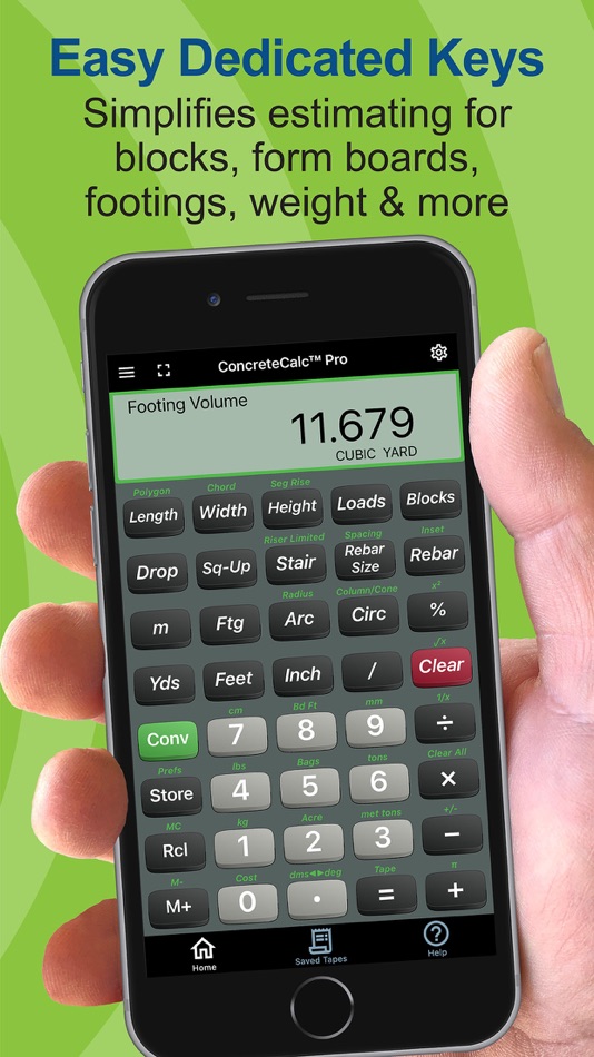 #7. ConcreteCalc Pro Calculator (iOS) 来自: Calculated Industries