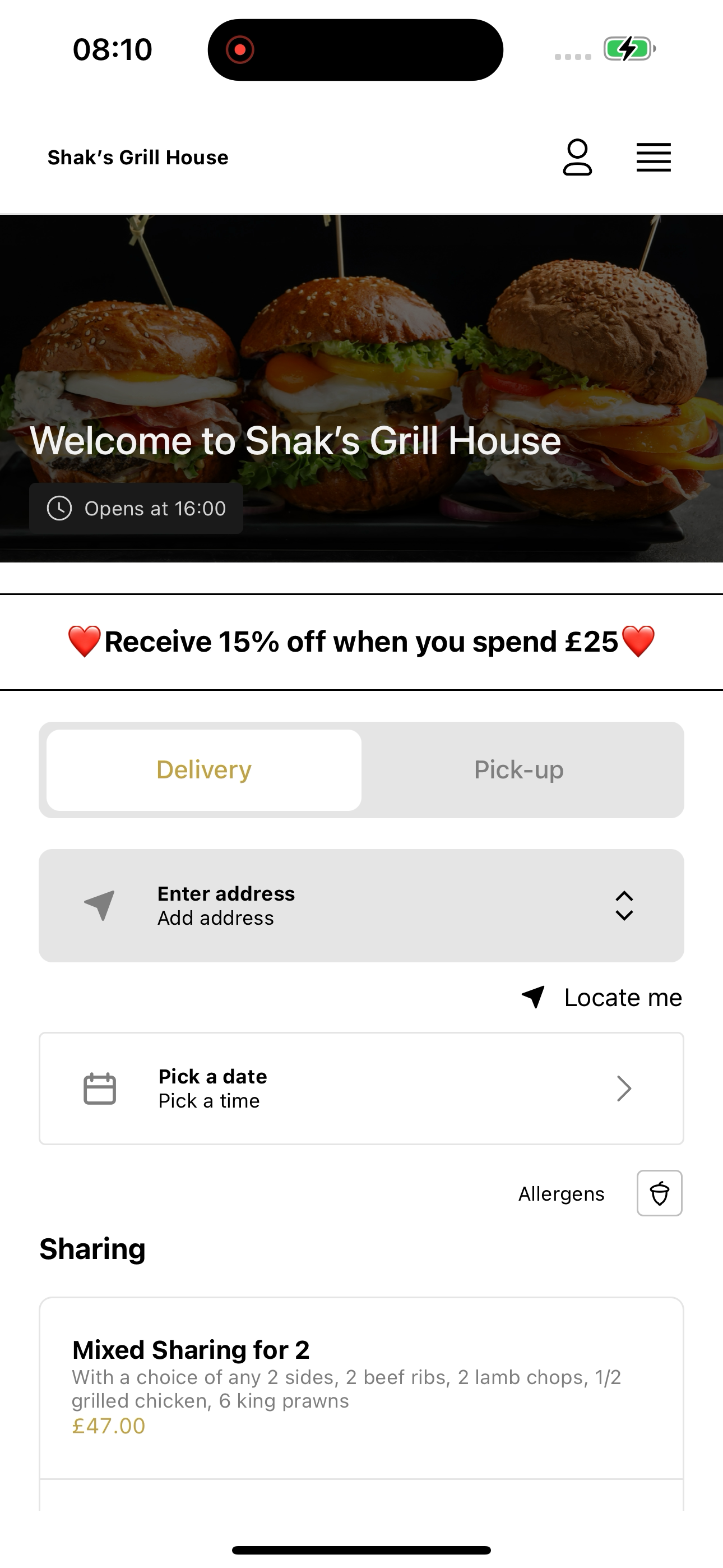 Shak’s Grill House screenshot 3