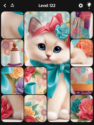 Cat Puzzles. iPad screenshot