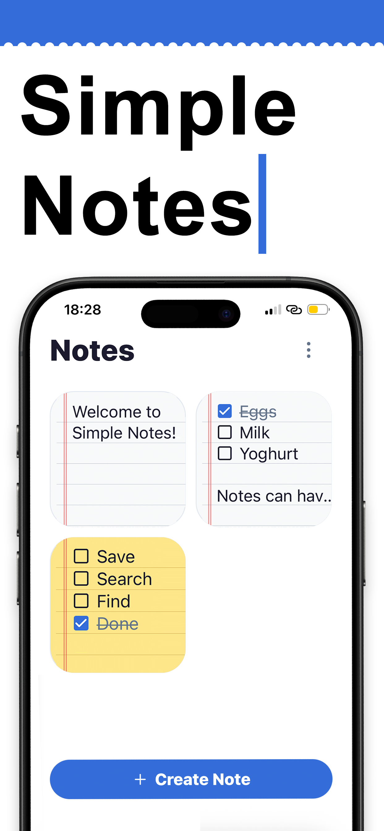 Notes: Simple Notepad
