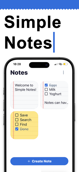 Notes: Simple Notepad Screenshot 1 of 4
