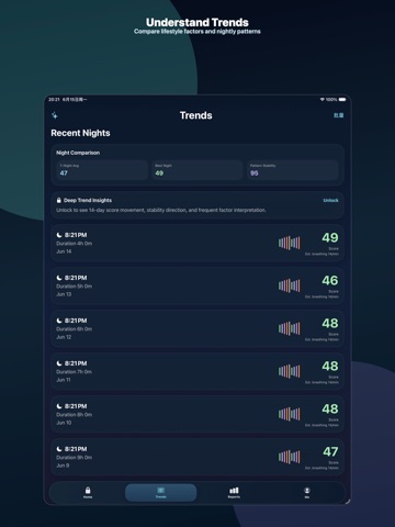 NoctiSnore iPad screenshot