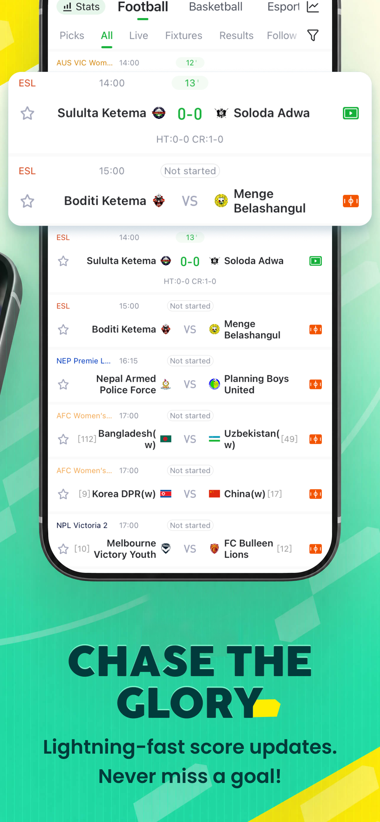 V8Score - Football, Basketball screenshot 3
