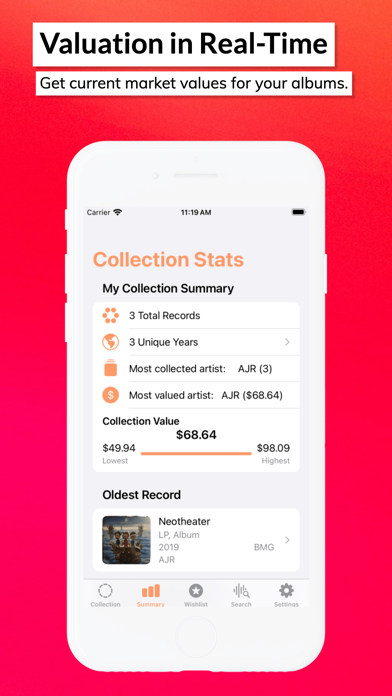 LuckyVinyl - Vinyl Collection Screenshot