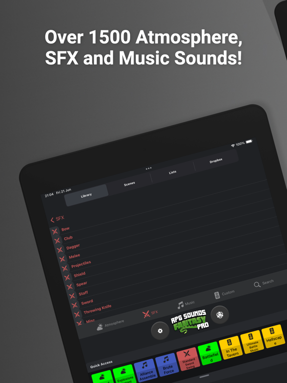 Screenshot #5 pour RPG Sounds: Fantasy