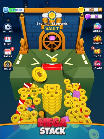Coin Heist: Treasure Pusher iPad screenshot