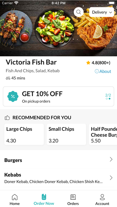 Screenshot #3 pour Victoria Fish Bar.