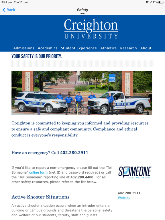 Screenshot #6 pour Creighton University