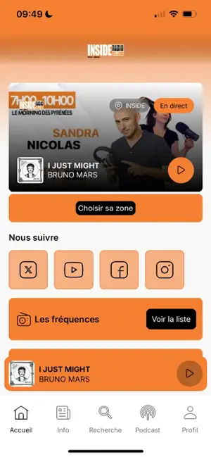 RADIO INSIDE screenshot 1