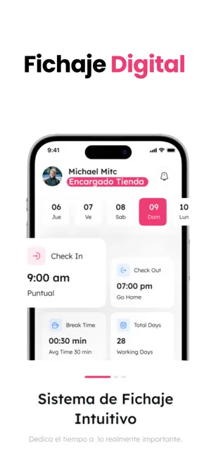 ClockHR screenshot 2