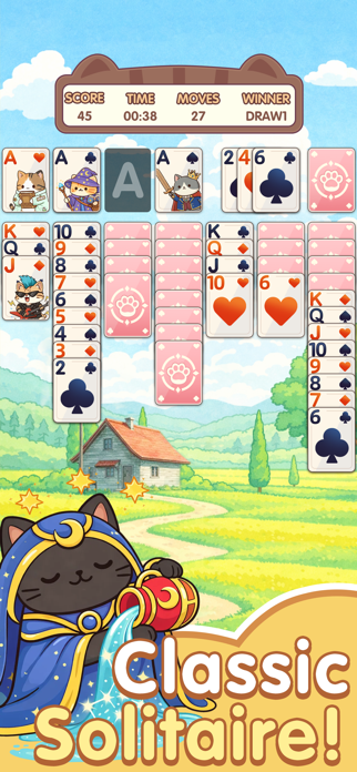 Solitaire Cat Card Screenshot 2 of 9