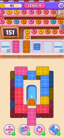 Donut Sort Mania: Color Puzzle iPhone screenshot