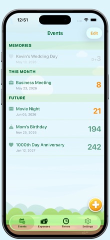 Countdown: Bills & Timer App Screenshot 1 of 5