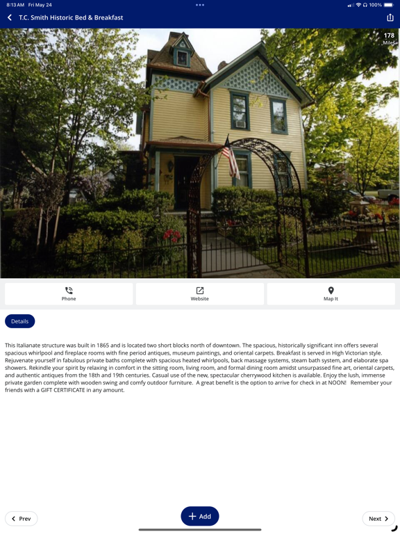 Visit Lake Geneva iPad screenshot 4 - Travel app