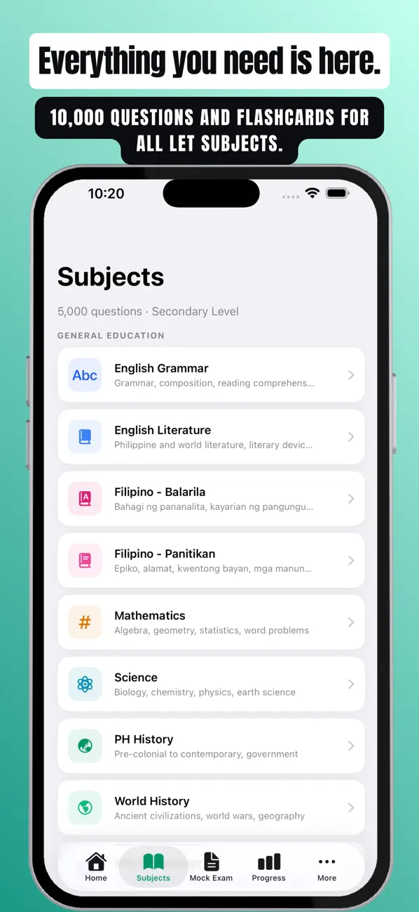 Screenshot #2 pour LET Reviewer PH - Board Prep