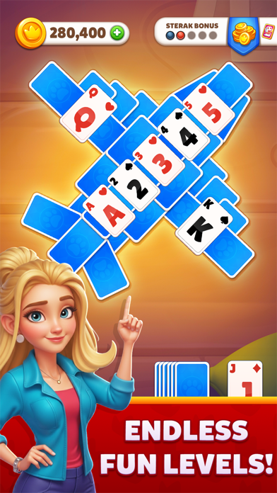 Screenshot #3 pour Royal TriPeaks Solitaire Fun