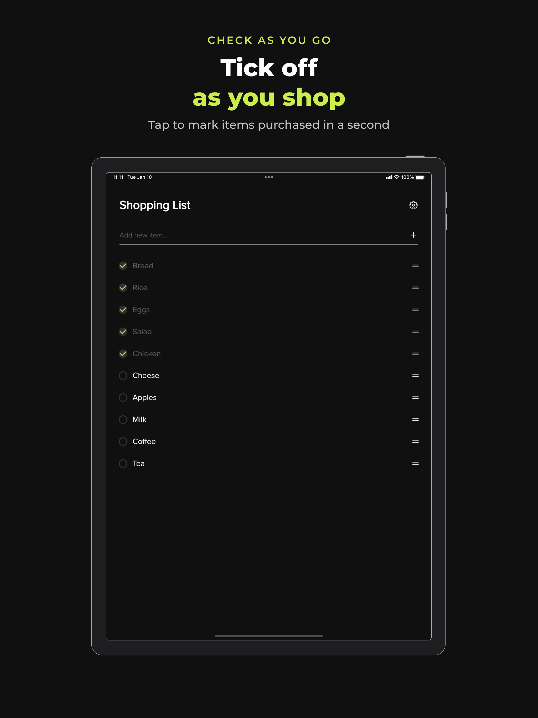 Grocery List: Shop & Share screenshot 7