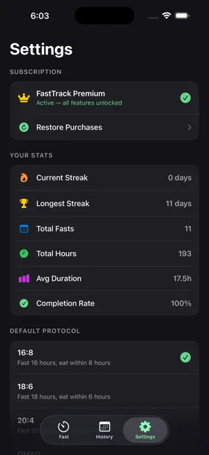 FastTrack Fasting Tracker screenshot 4