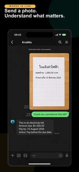 KrubKa – LINE Thai Translator screenshot 3
