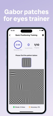 Vision Recovery Training iPhone screenshot