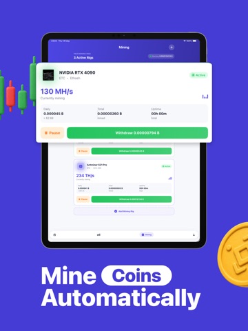 Crypto Trading Sim: Bitcoin iPad screenshot