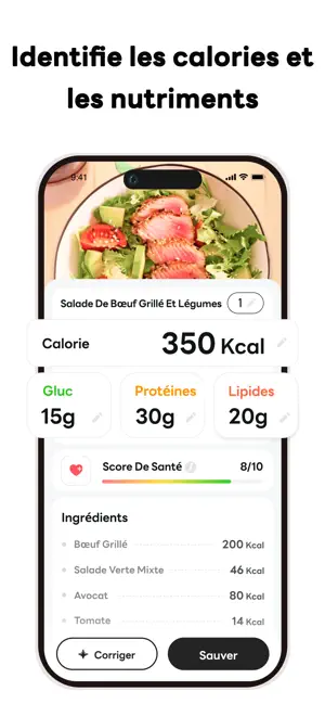 Suivi des Calories – FoodPilot iPhone screenshot 3