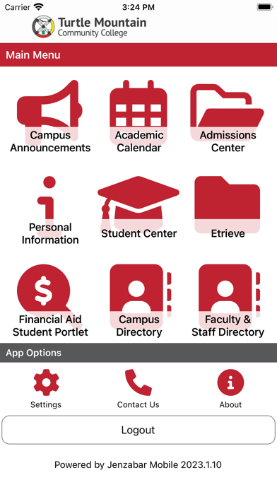 Turtle Mountain College app screenshot