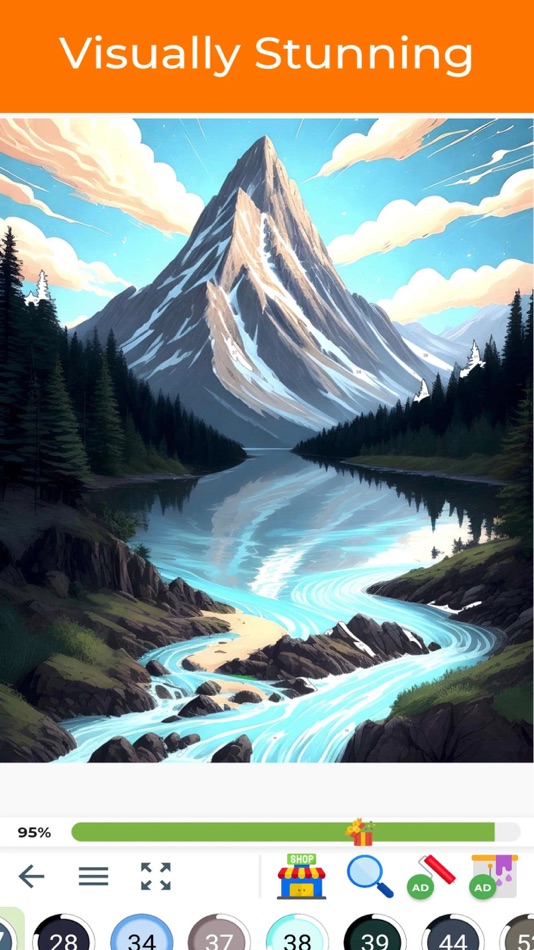 #3. Color Wow Paint by Number (iOS) 게시자: Faisal Akhtar