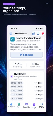 BoostT1D: Type 1 Diabetes Log Screenshot 9 of 10