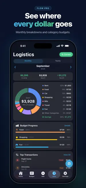 FLOW: Personal Finance screenshot 2