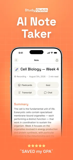 Study Clutch: Lecture Recorder screenshot 1
