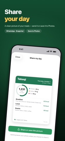 Tabaqi - Calorie Counter screenshot 5