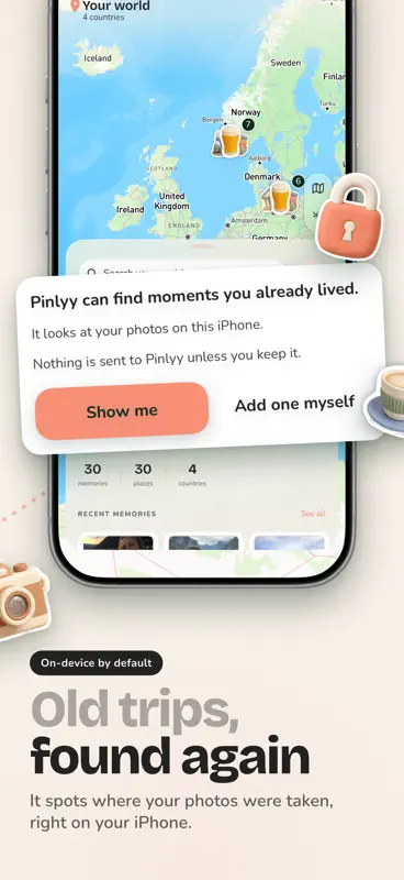 Pinlyy: Life Atlas, Travel Map screenshot 2 of 6