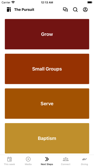 The Pursuit Church Idaho Screenshot