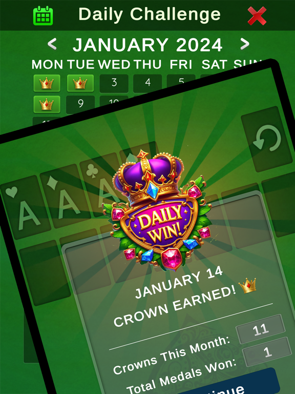 The Original Solitaire + iPad screenshot 4 - Games app
