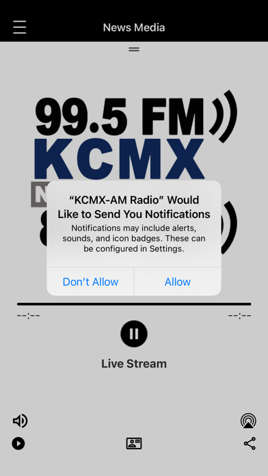 Screenshot #1 pour KCMX-AM Radio