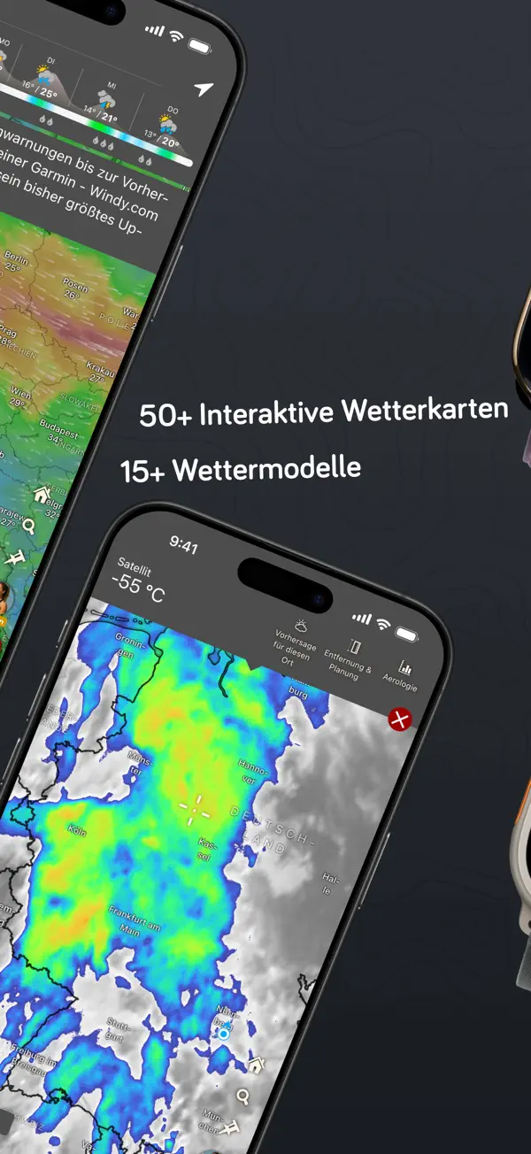 Windy.com – Welt Wettertracker iPhone App Screenshot 2 – Wetter