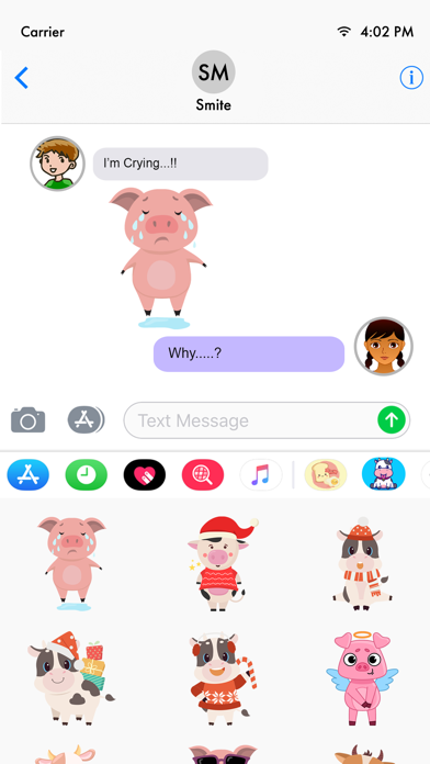Moody Cows and Pinkish Cat Screenshot