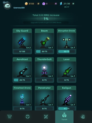 Galaxy Defense: Fortress TD iPad screenshot