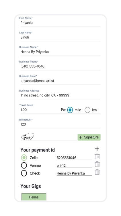 myGigCRM - all-in-one platform screenshot-4