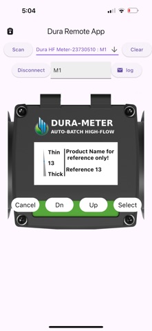 Dura Remote App screenshot