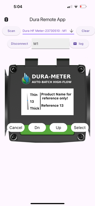 Dura Remote App Screenshot 7 of 10