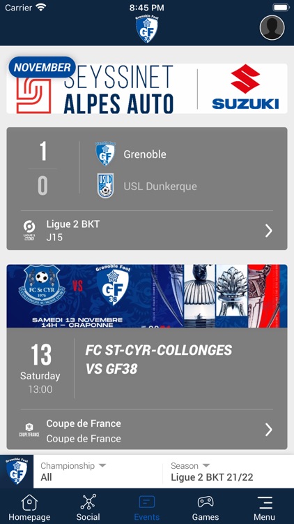 Grenoble Foot 38