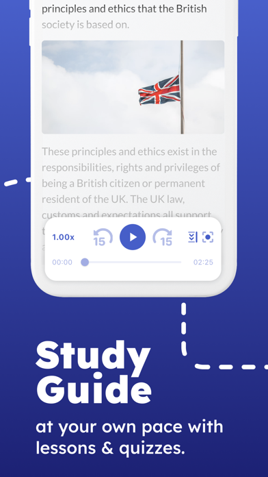 Life in the UK Test 2026 iPhone screenshot 3 - Education app