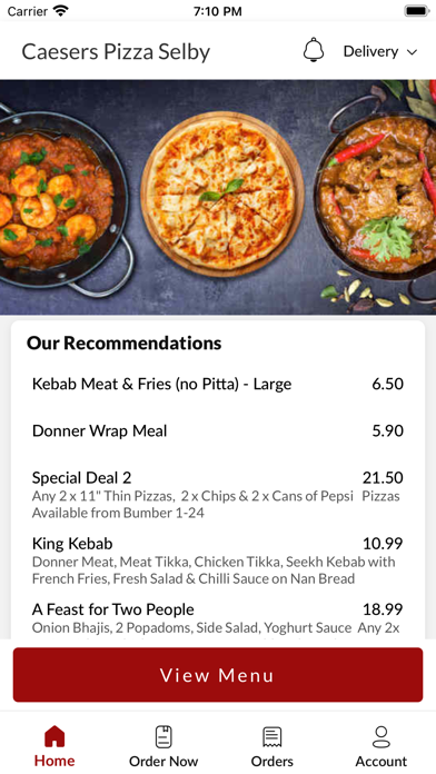 Caesers Pizza Selby Screenshot