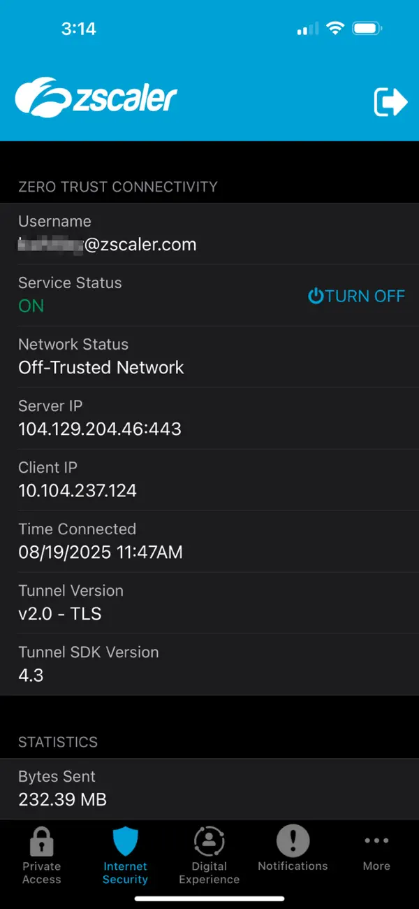 Screenshot #2 pour Zscaler Client Connector