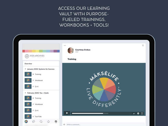 ClubMäksē by MäksēLife™ iPad screenshot 2 - Social Networking app
