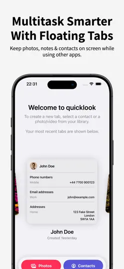 Quicklook iPhone Ekran Görüntüsü 1