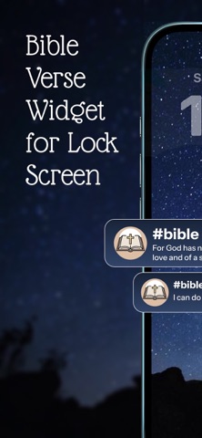 Bible Verse LockScreen Widget⁮ Screenshot 1 of 6